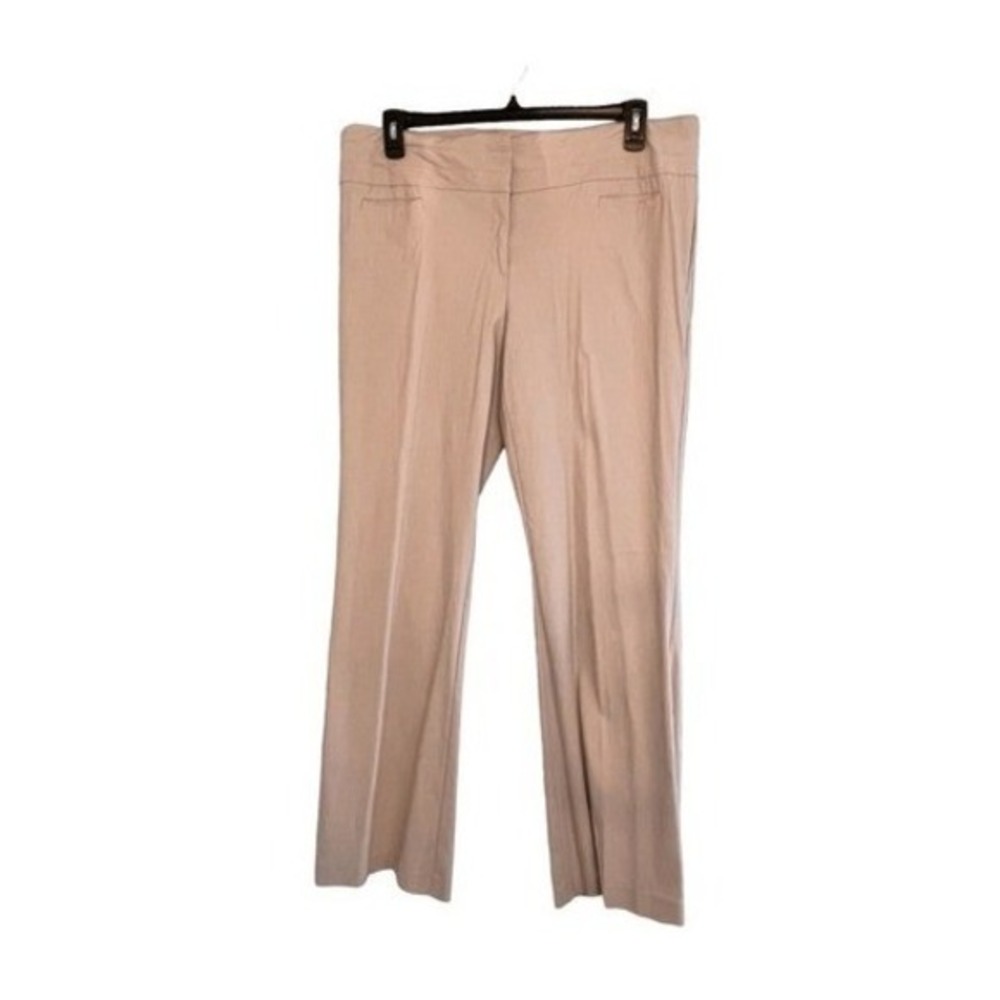 Land'N Sea Straight Leg Tan Dress Pant High Rise Career Stretch‎ Trousers 16